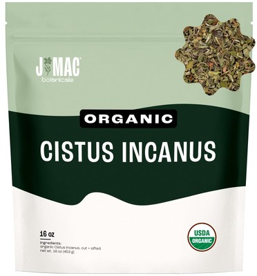 J Mac Botanicals Organic Cistus Incanus tea, also known as Rock Rose or Sheph...