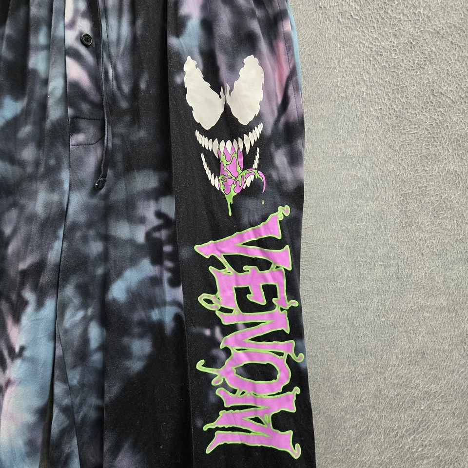 Pantalones de pijama Marvel para hombre ropa de dormir L negros gráficos logotipo de veneno Foto 4 de 4