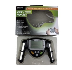 Omron Fat Loss Monitor HBF-306C Black Handheld Body Fat Percentage Analyzer BMI