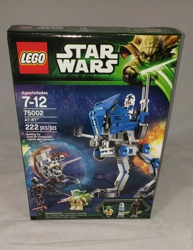 LEGO 75002 - Star Wars AT-RT vehicle + Yoda Clone Trooper SEALED NEW RETIRED set