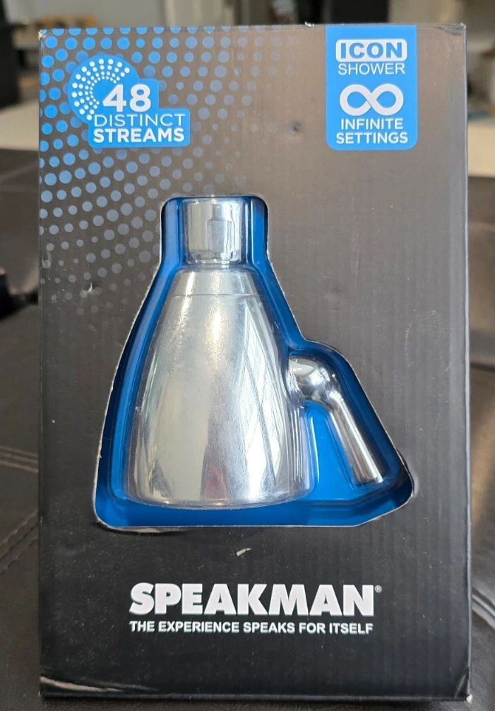 Speakman3-Spray Patterns 2.0 GPM 2.75 in. Wall Mount Fixed Showerhead in Chrome