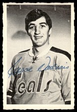 1970-71 O-Pee-Chee Deckle Edge Photos Carol Vadnais California Golden Seals #36