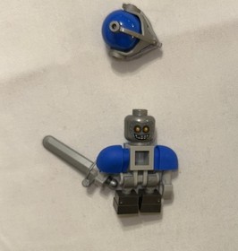 Lego Clay Bot Minifigure Nexo Knights 70315 blue battle nex011 cmf