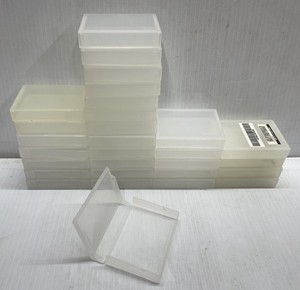 4mm Mini Data Cartridge Storage Cases, EMPTY, mixed lot of 29, IBM, TDK, PP
