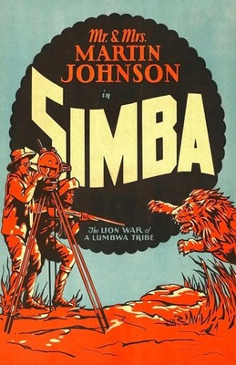 Simba the King of the Beasts 1928 Poster Print Wall Art Movie Decor