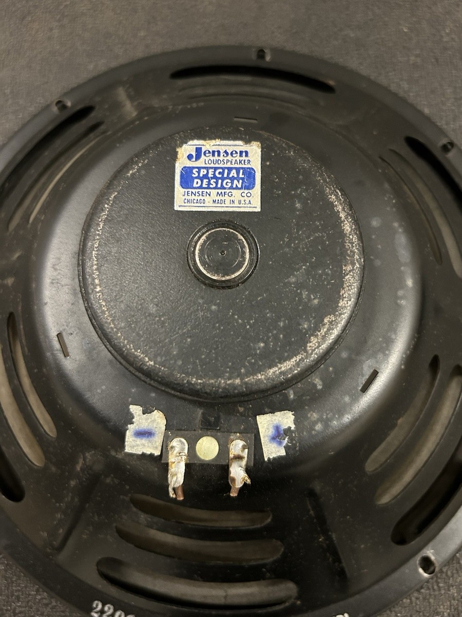 1962 Jensen C12R Silvertone 12'' Speaker Ceramic Magnet Vintage