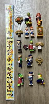 Cheburashka toys, Kinder Landrin figures, complete set + Parsley prize toy+1 BPZ