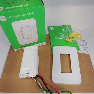 WEMO WiFi Smart Switch by Belkin Single Pole Switch. WLS040 USED
