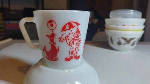 Vintage Pyrex Circus Mug