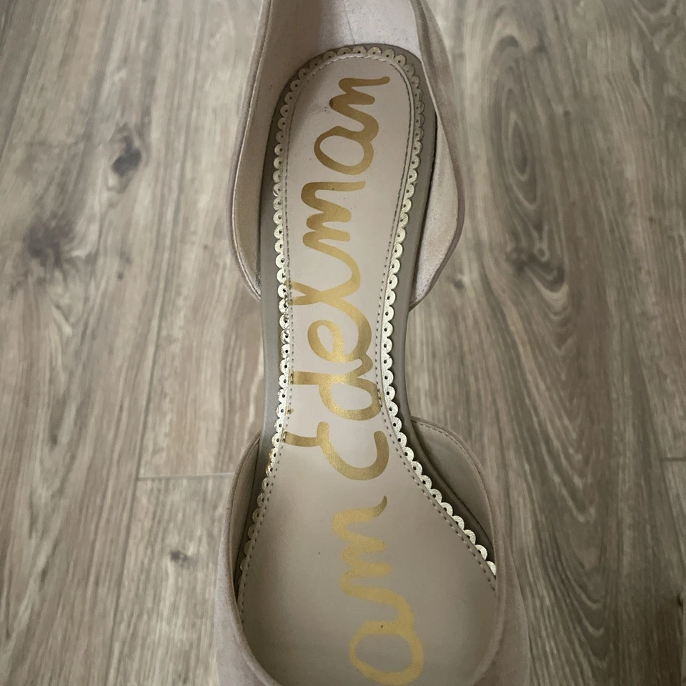 Salto pontudo Sam Edelman Jaina tamanho 10 camurça marrom - Imagem 4 de 4