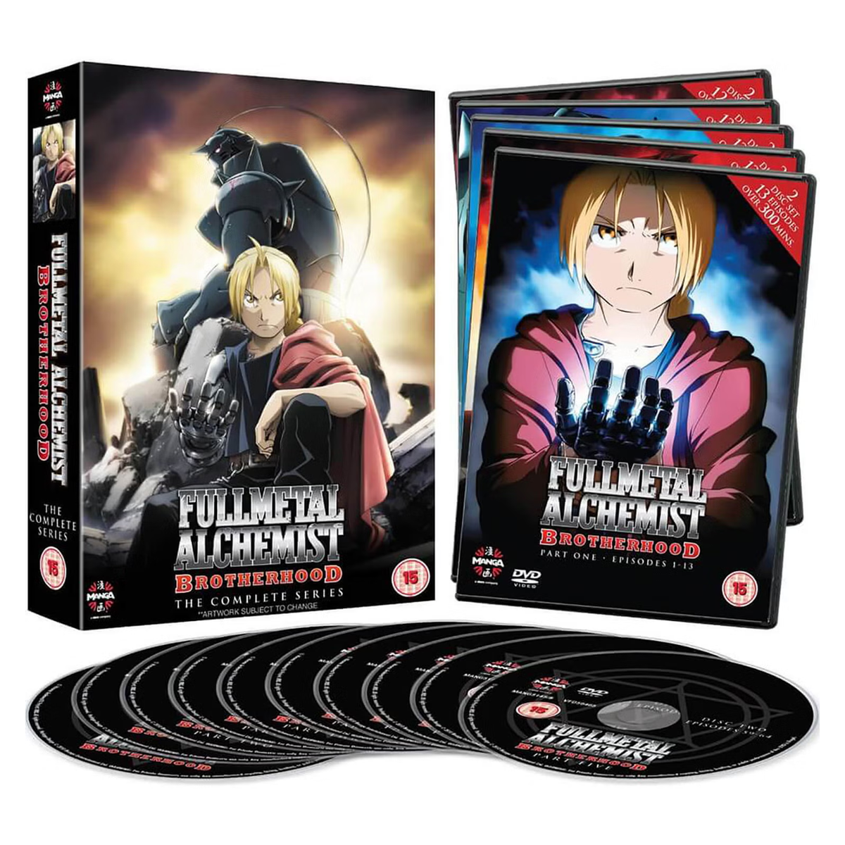 Fullmetal Alchemist Brotherhood: The Complete Series [15] DVD Box