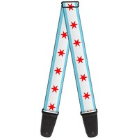 Guitar Strap - Chicago Flag (Us Import) ACC NEU