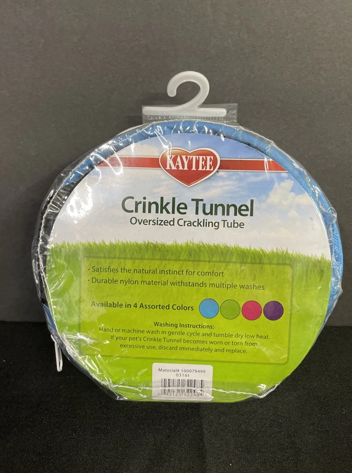Kaytee Ассортимент Гофрированный Туннель - Негабаритная Трубка для Трещин (цвет бирюзовый) - Изображение 2 из 4