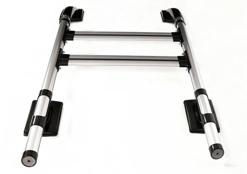 JUEGO BARRAS TRANSVERSALES RIELES TECHO NISSAN FRONTIER NP300 ESTILO TIBURÓN 2005-2015 Foto 4 de 4