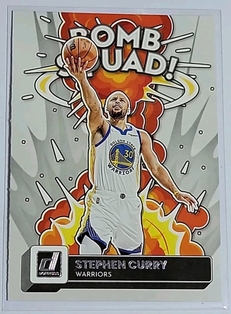 Stephen Curry 2022-23 Panini Donruss Bomb Squad Insert #4 Golden State Warriors