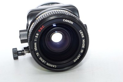 Canon TS 35mm F/2.8 S.S.C. Wide Angle Tilt/Shift FD Mount Lens