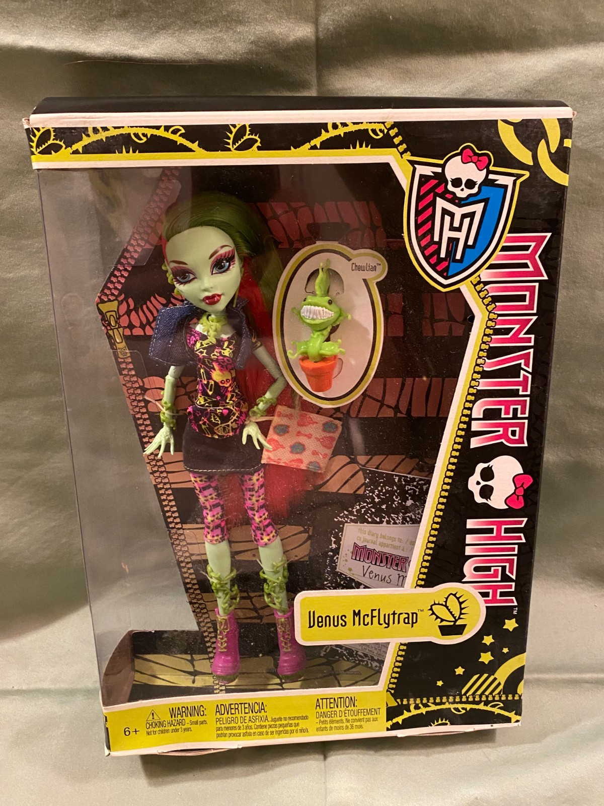 New Monster High Venus McFlytrap Doll First Wave 2011 Mattel