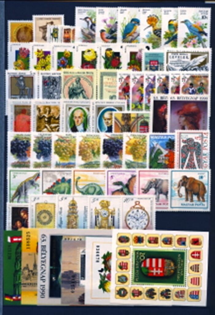 HUNGARY - 1990.Full Year Set with Souvenir Sheets MNH!!! 96 EUR!