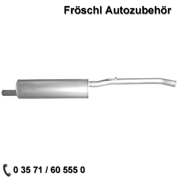 FüR Citroen C8 Fiat Ulysse Lancia Phedra Peugeot 807 Auspuff Mitteltopf A*-image