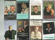 8 Kenny Rogers cassettes Cassette Lot VG-EXCELLENT CONDITION.