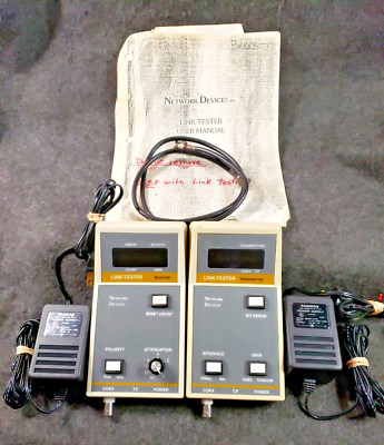 network devices bnc link-tester w/ Instructions .........................(C20B5)