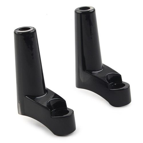 For Harley Dyna Sportster 1200 XL883N Front Turn Signal Mounts Relocation Black - Picture 2 of 8