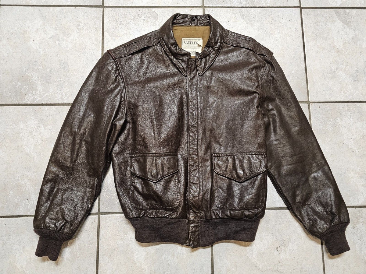 VINTAGE COOPER SADDLERY USAAF TYPE A-2 FLIGHT LEATHER JACKET VINTAGE COOPER SADDLERY USAAF TYPE A-2 FLIGHT LEATHER JACKET