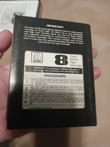 Diana Ross And The Supremes Anthology 8 Track Set Vol 1 Sealed Vol 2 Refurbished - Picture 6 of 9