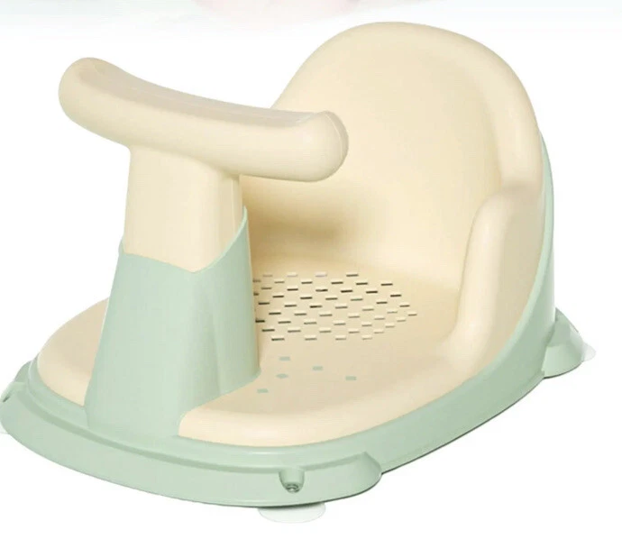Lindo asiento de bañera silla de apoyo antideslizante con ventosa para baño de bebé Foto 4 de 4
