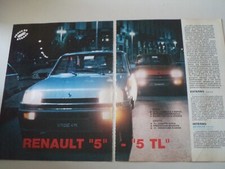 PROVA QUATTRORUOTE 1983 RENAULT 5 - 5 TL