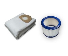 5 Staubsaugerbeutel + 1 auswaschbarer PES Filter für Protool VCP 10  / VCP 10E