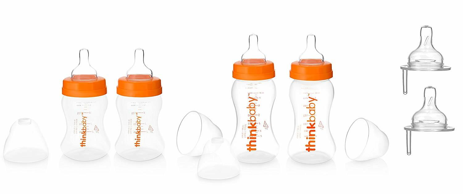 ThinkBaby Baby Bottle Starter Set 4 Pack