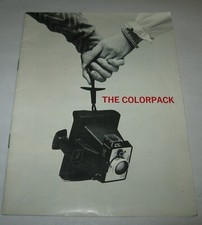 Original 1973 Polaroid THE COLORPACK Instruction Manual Only