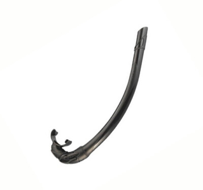Cressi Sub All Black Silicone FreeDiving Low Volume Corsica Snorkel