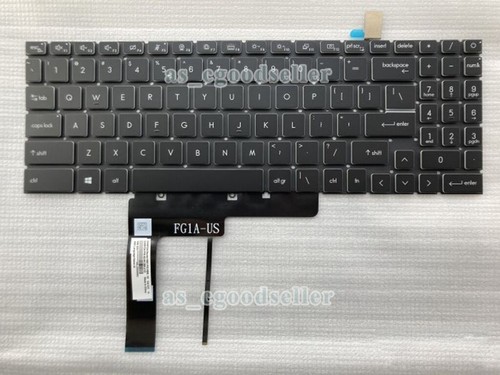 Nowość do MSI Katana GF66 GF76 1582 1583 1585 17L1 17H3 Klawiatura US BACKLIT - Zdjęcie 4 z 6