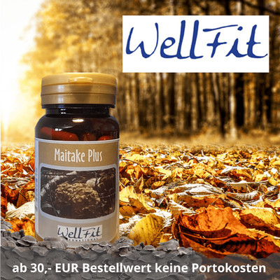 Wellfit - Maitake Plus - 60 Kapseln VITAMIN C / B6 ZINK SELEN KAPUZINERKRESSE
