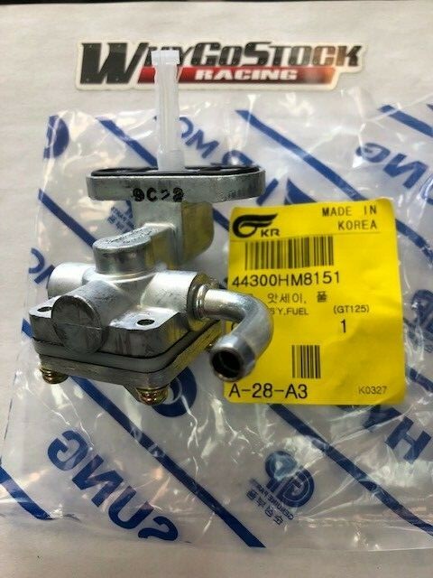Hyosung OEM Petcock Fuel Valve Vacuum GT250R Comet United Motors