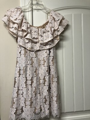 WAYF Women's Beige White Lace Mini Dress Sz S | eBay WAYF Women's Beige White Lace Mini Dress Sz S | eBay