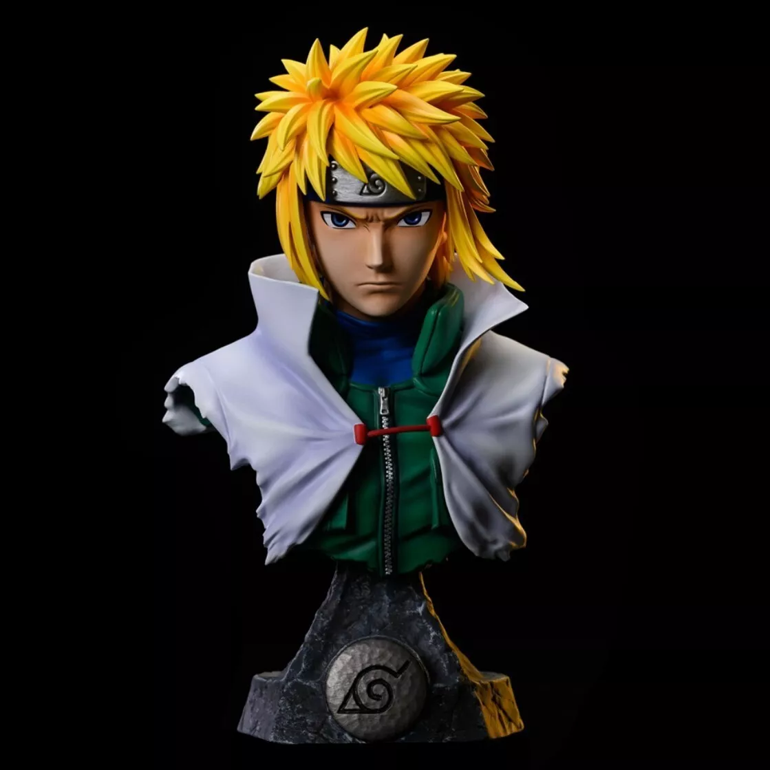 Action figure naruto shippuden - minato namikaze - quarto hokage