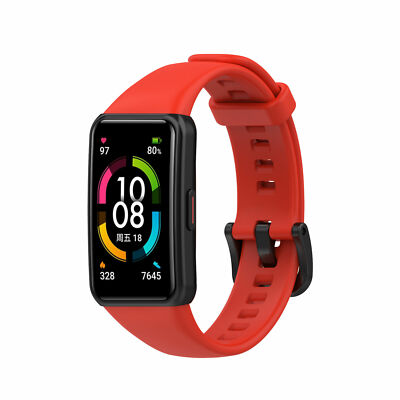 For Huawei Band 6/Honor Band 6 Silicone Replacement Strap Wirst Watch Band/Case