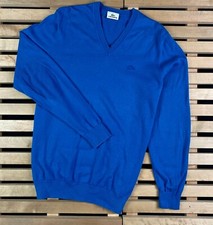 Mens Jumper V Neck Lacoste Vintage Size XL