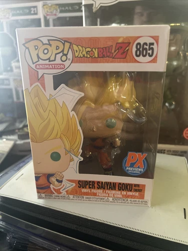 Funko Pop Vinyl Dragon Ball Z Super Saiyan Goku With Energy PX Preview 865