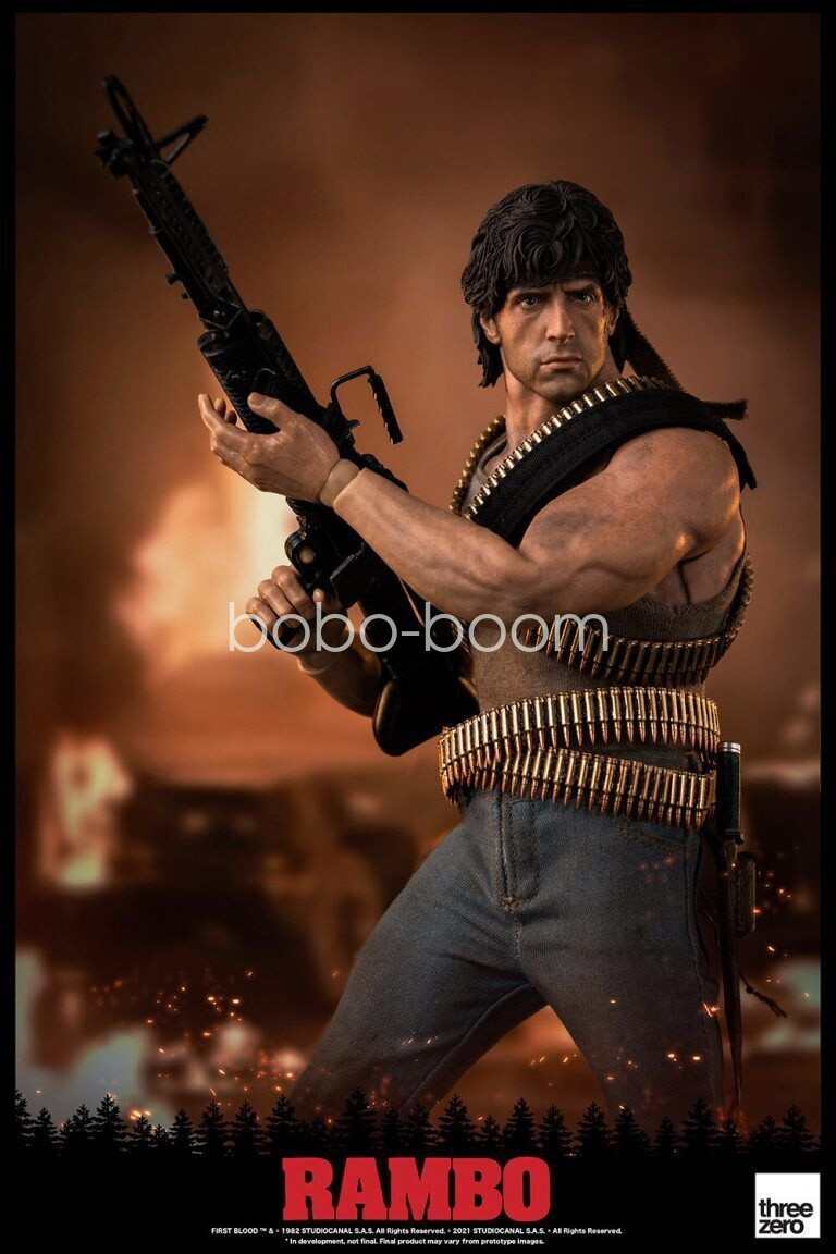 Threezero 1/6 scale First Blood 1982 John Rambo Sylvester Stallone