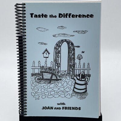 Taste The Difference Joan and Friends Spiral Cookbook VTG 2003 Recipes Kentucky 