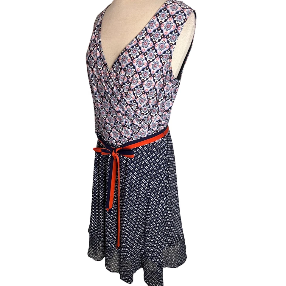 Donna Morgan dress XL(by measurements) MIDI Boho Y2K Fit N Flare - Image 2 of 4