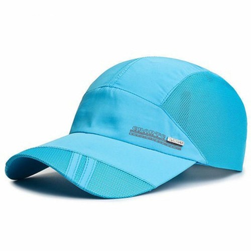 8 Colors Dry Running Baseball Summer Mesh Cap Visor Mens Hat Sports Cool Fashion - Picture 17 of 18