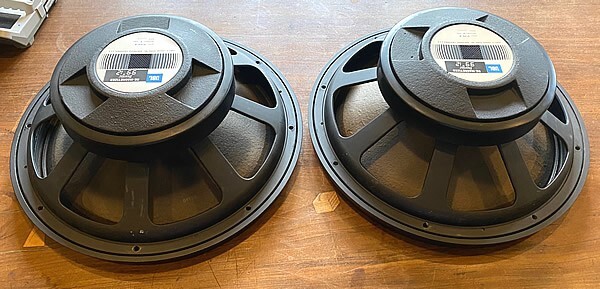 JBL E145-8 Woofer Speaker PAIR 8Ω USED JAPAN USA 150-4C