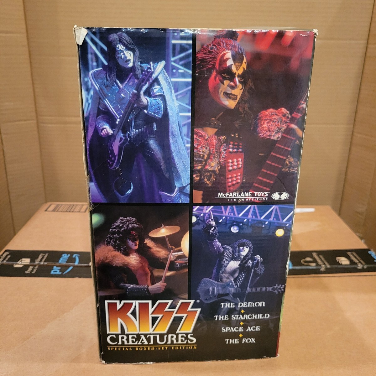 NEW KISS Creatures Box Set Edition Action Figures + Stage NEW KISS Creatures Box Set Edition Action Figures + Stage