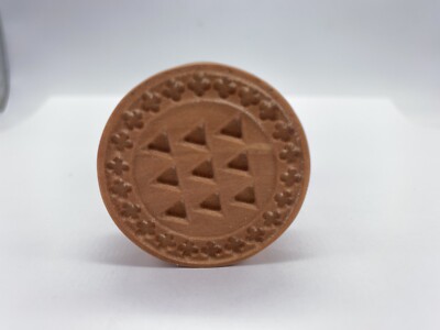 Prosphora Seal Nine Tree (Flower) Wooden Stamp For The Holy Bread 1.57'' / 40 mm