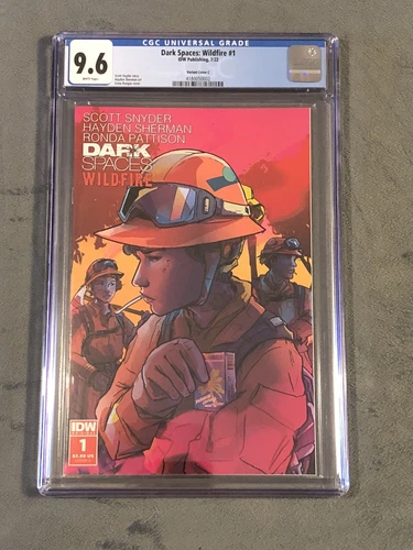 DARK SPACES: WILDFIRE #1 VARIANT C CGC  9.6 1st PRINT IDW